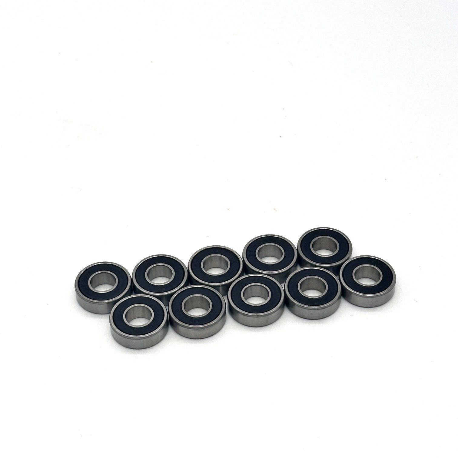 (10) R6-2RS ABEC1 Sealed Greased Ball Bearings 3/8 x 7/8 x 9/32 Pre-Lubricated