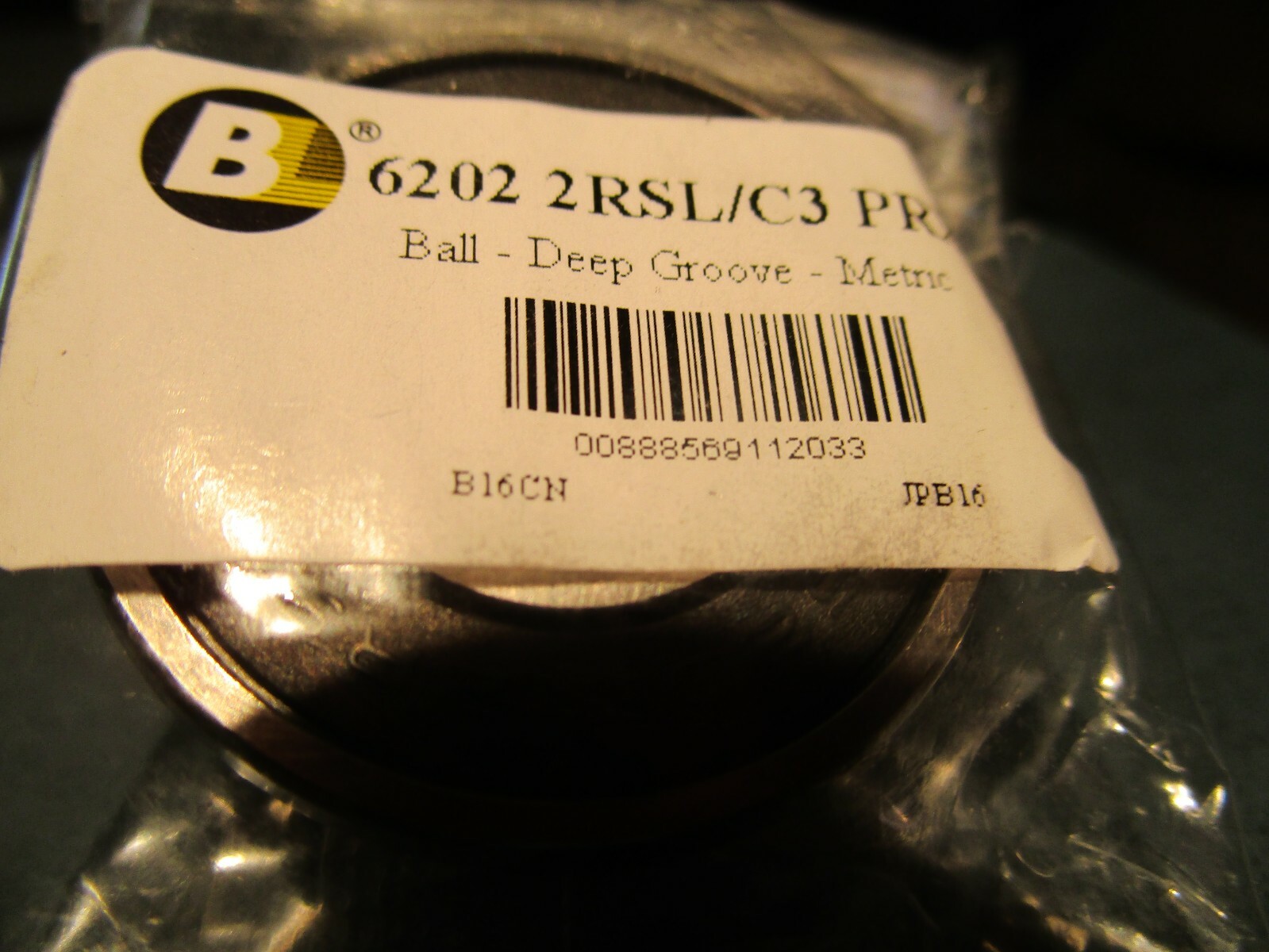 6202 2RSL 15mm Bore x 35mm OD x 11mm W Single Row Two Seal Deep Groove Bearing