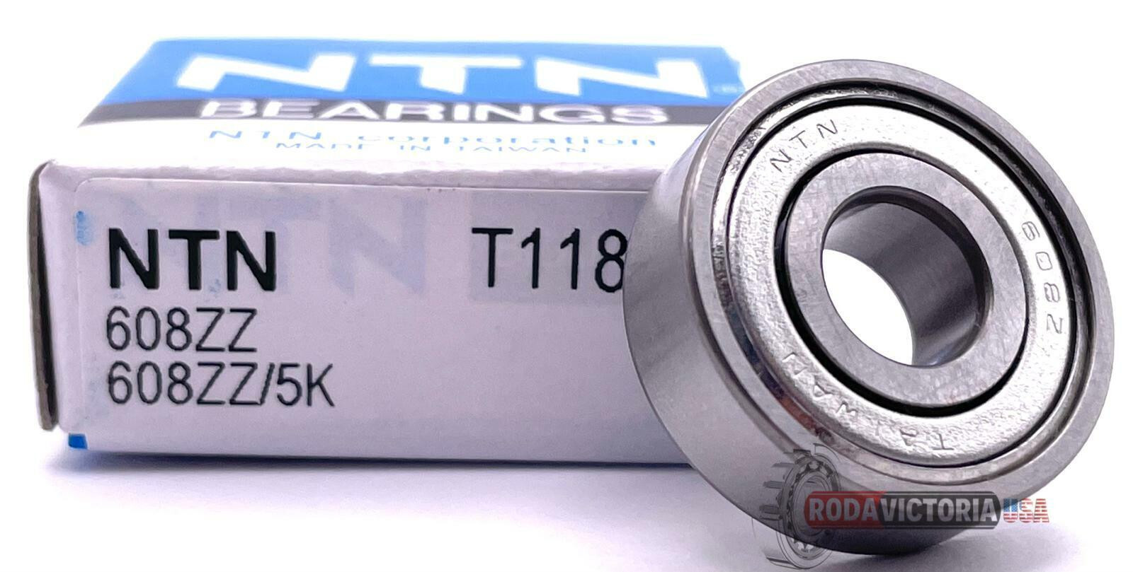 NTN 608 ZZ BALL BEARING, METAL SHIELDED 22x8x7mm SAME DAY SHIPPING GENUINE NTN
