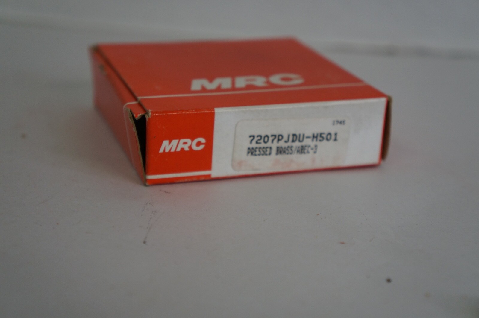 MRC7207PJDU H501 ABEC 3 Angular Contact Bearing Made in the USA. flush ground