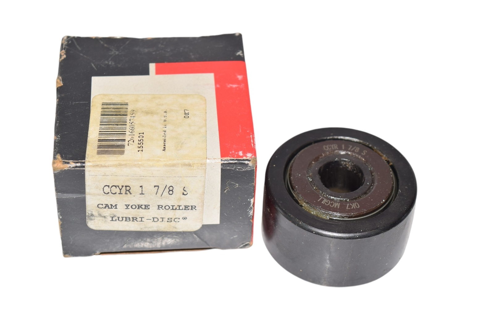 NEW McGill CCYR 1 7/8 S CAM YOKE ROLLER 1.8750 in Roller Diameter, 0.5000 in Bor
