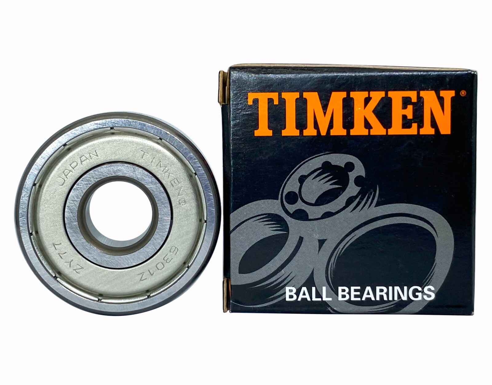 (2 PACK) TIMKEN 6301-ZZ 12X37X12MM Double Metal Seal Ball Bearings 6301-2Z