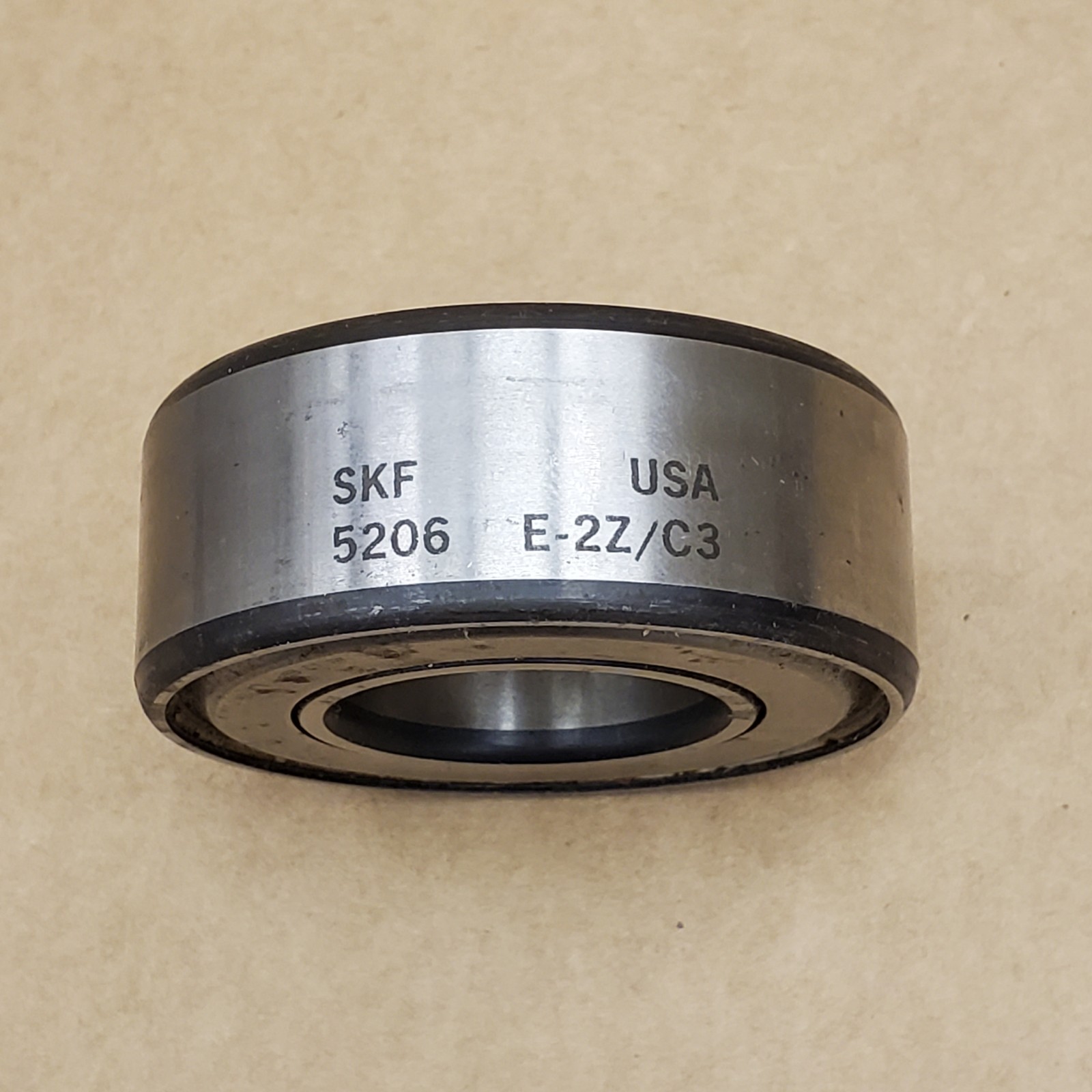 SKF 5206 E-2Z/C3 Ball Roller Bearing Double Metal Shielded USA – NEW