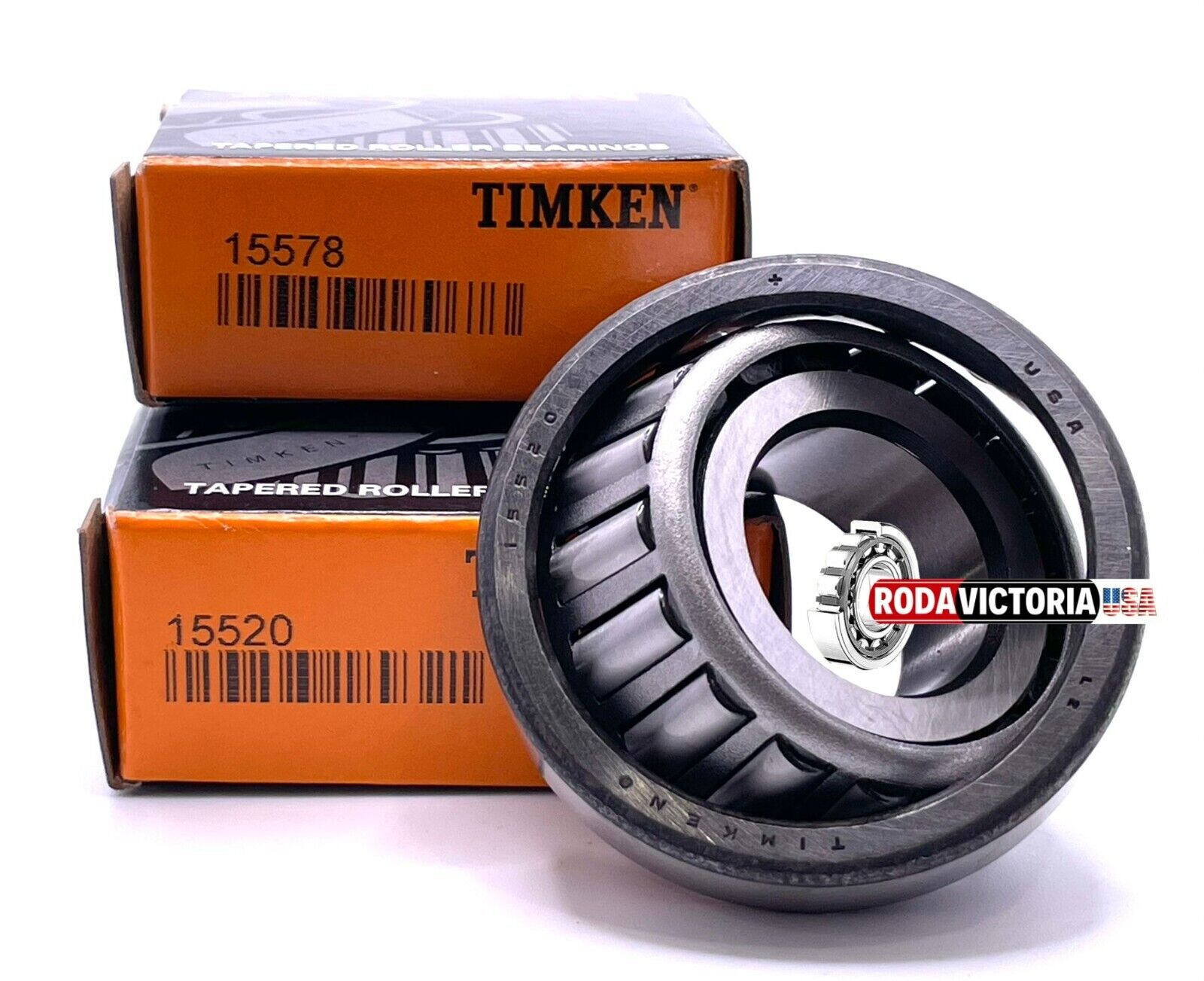 TIMKEN 15578/15520 Tapered Roller Bearing Set 1.0″ x 2.25″ x 0.6875″ (IDxODxW)