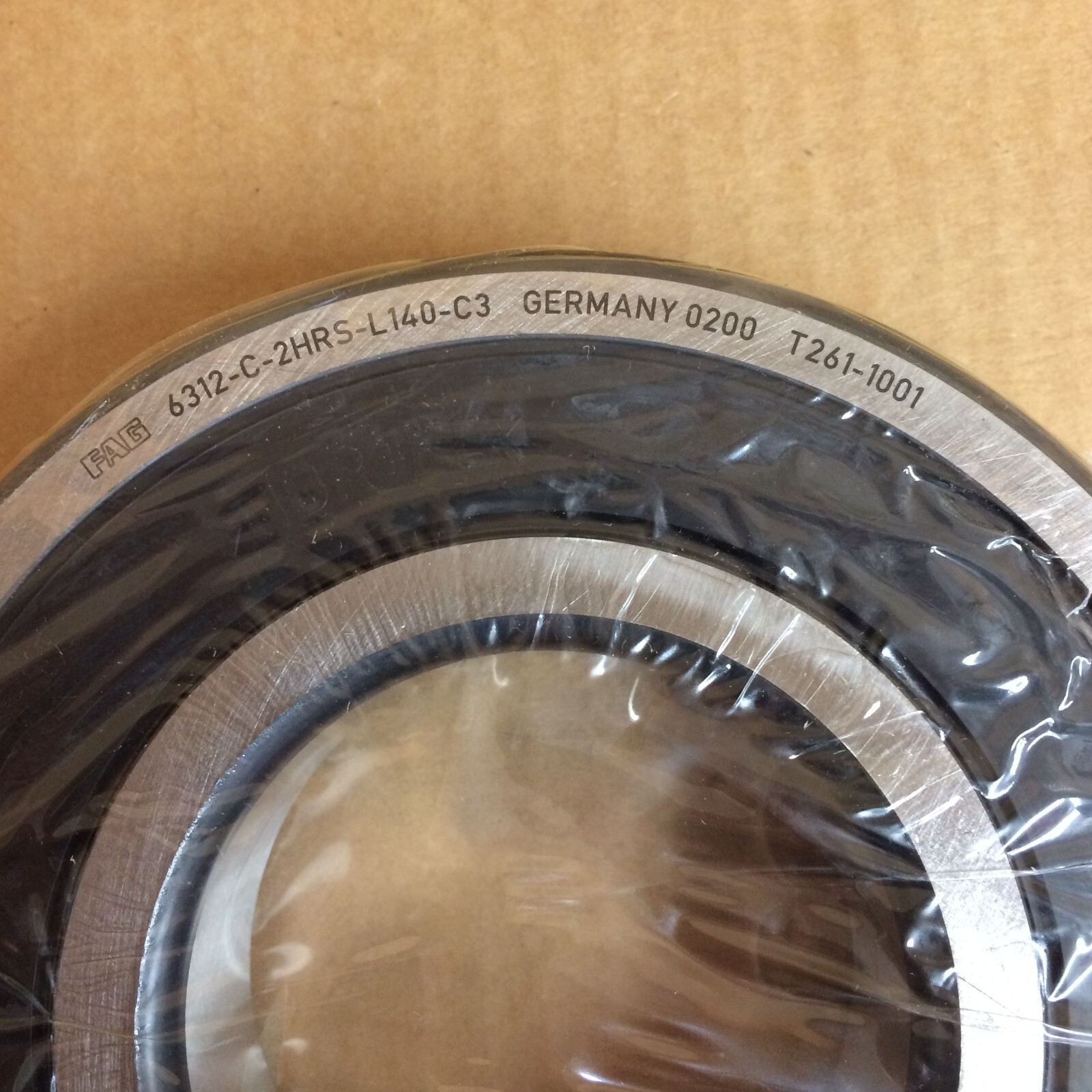 FAG 6312-C-2HRS-L140-C3 DEEP GROOVE BALL BEARING NOS FACTORY NEW! MAKE OFFER!