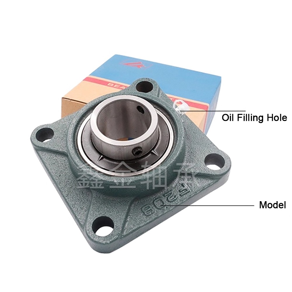 UCF METRIC FLANGED PILLOW BLOCK SELF LUBE BEARING UNIT UCF305~310 BORE 25mm~50mm