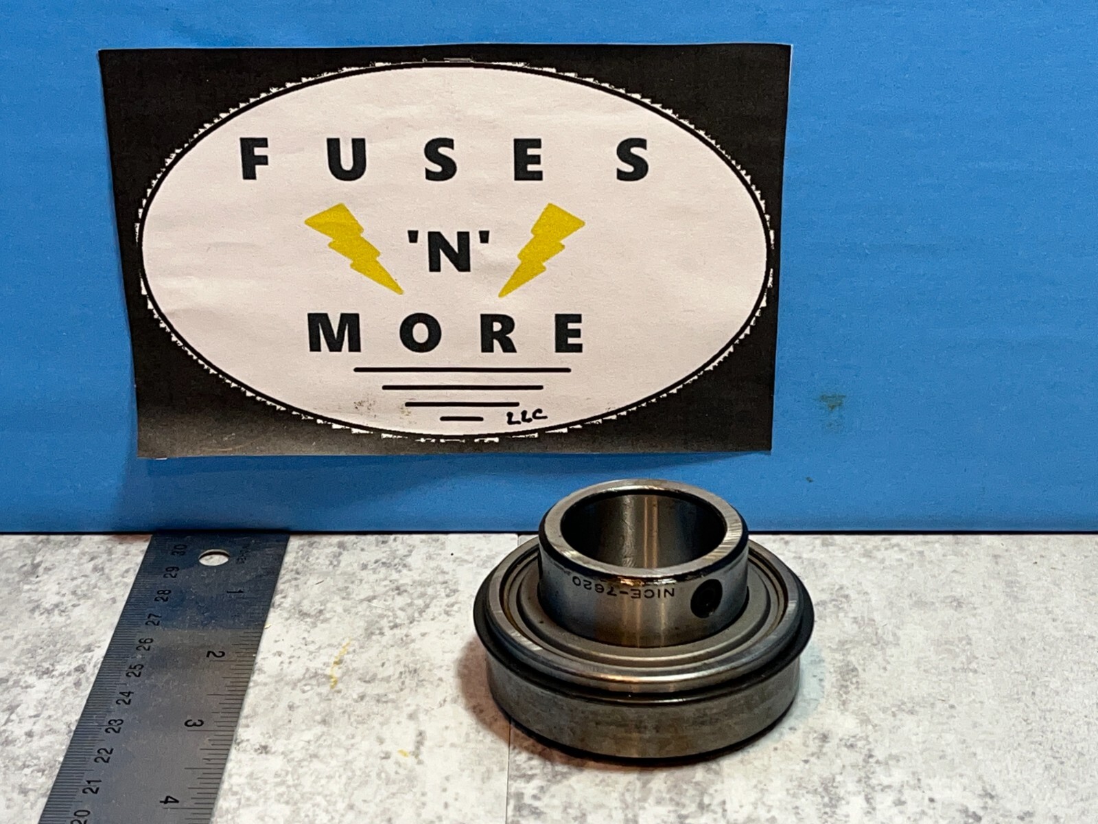 NICE 7620- RADIAL BALL BEARING, WITH SNAP RING- 1.2500″ BORE