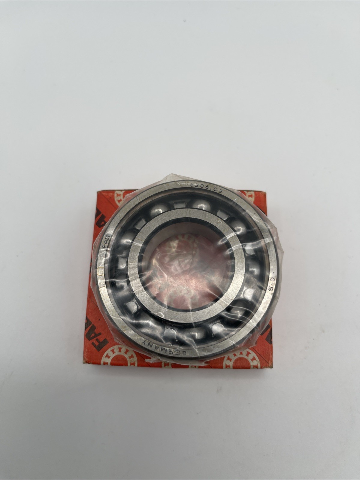 FAG 6206-C3 Deep Groove Ball Bearing 30mm Bore x 62mm OD x 16mm Width Industrial
