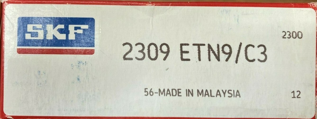2309 ETN9/C3 SKF Self Aligning Bearing 45x100x36 mm