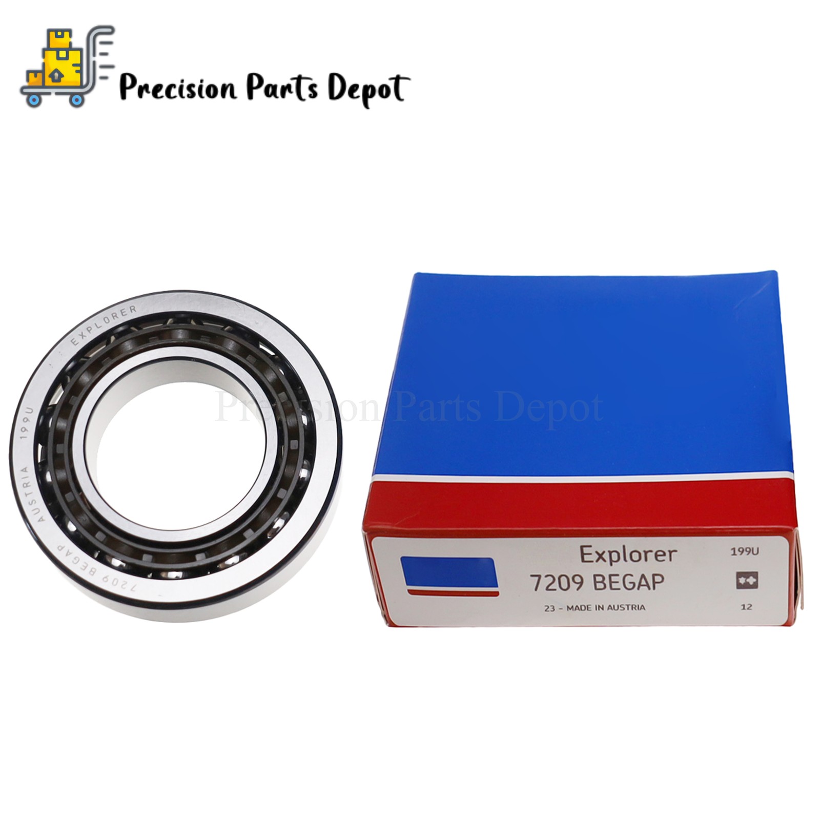 NEW For SKF 7209 BEGAP Angular Contact Ball Bearing 45x85x19 mm US