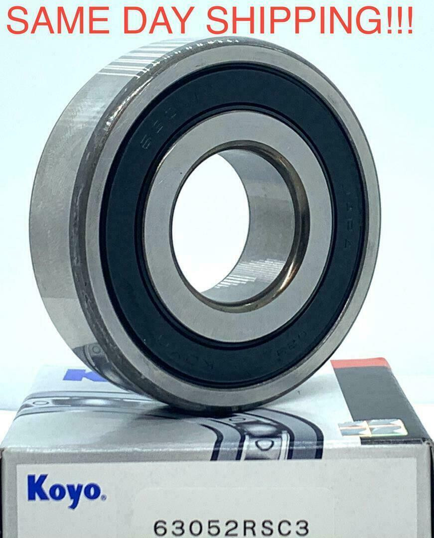 KOYO 6305 2RS C3 Deep Groove Ball Bearings, Rubber Sealed 25x62x17 mm