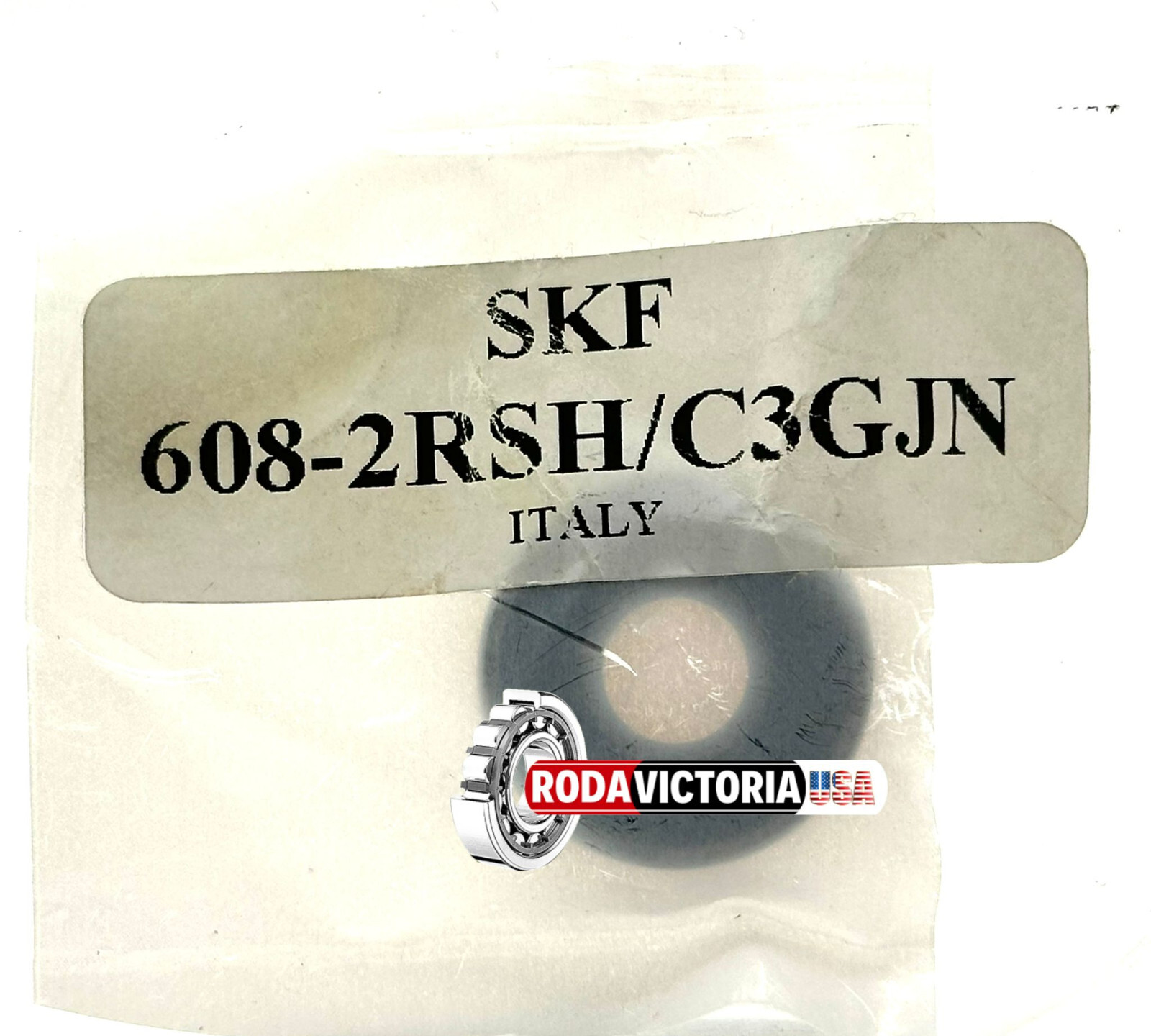 SKF 608 2RSH/C3 GJN DEEP GROOVE BALL BEARING, RUBBER SEALED 8x22x7mm