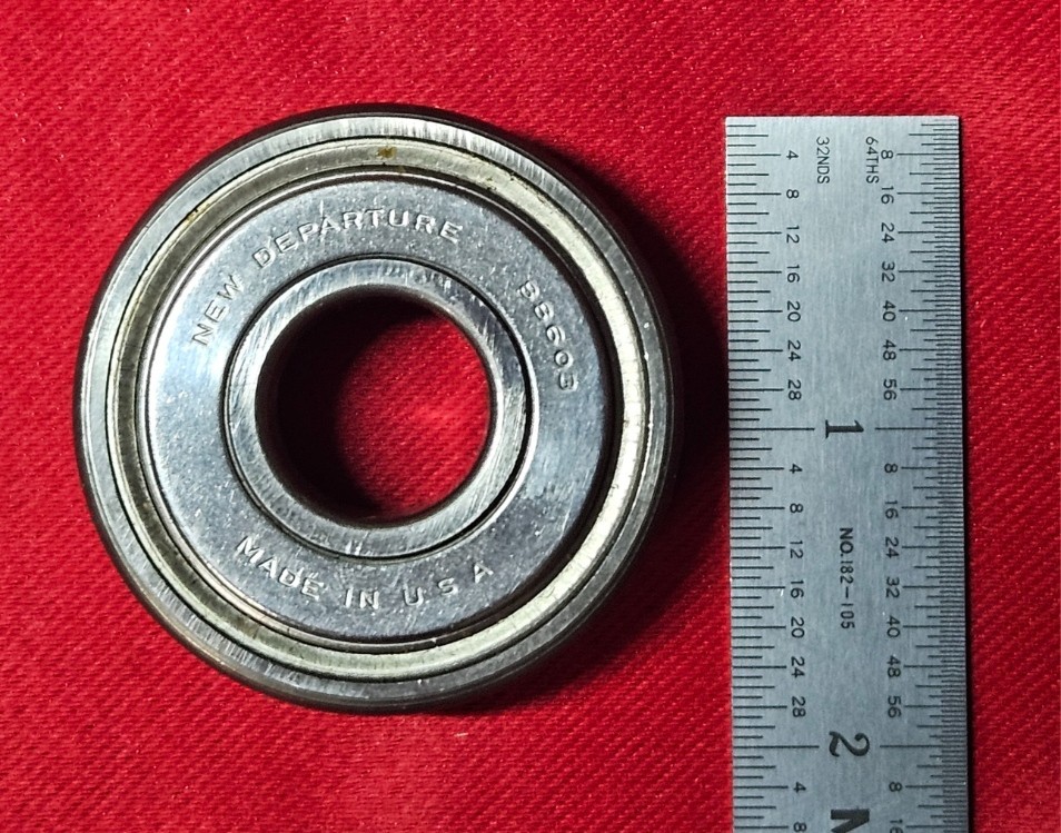 Delco New Departure Hyatt 88603 Bearing 17 mm Bore x 47 mm OD x 18mm W A570, NEW