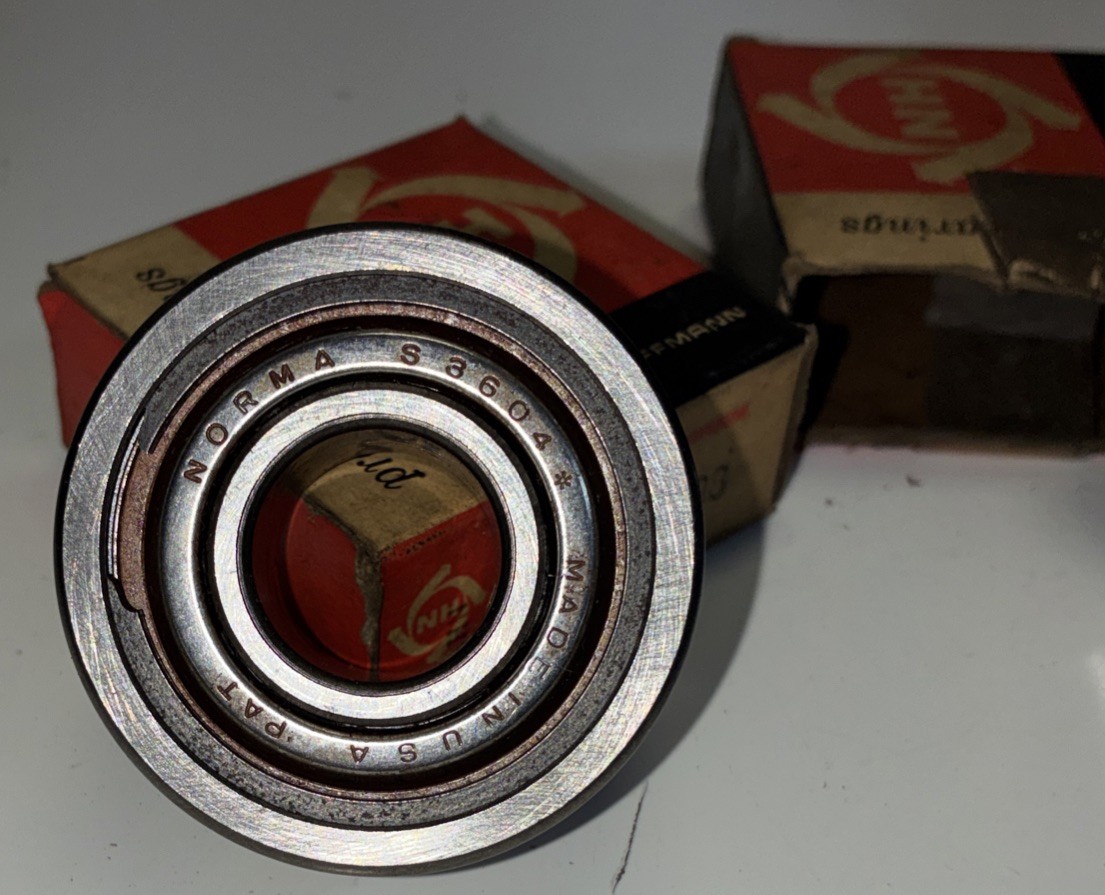 Vintage Norma-Hoffmann S3604 G98 Ball Bearing NOS USA Open Box