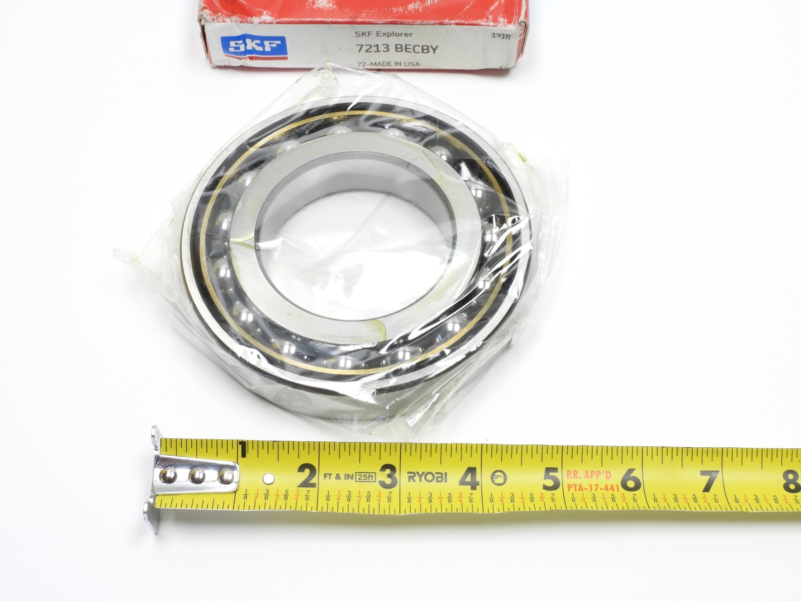 SKF 7213 BECBY Bearing Angular Contact Bearing, 65mm, O.D. 120mm