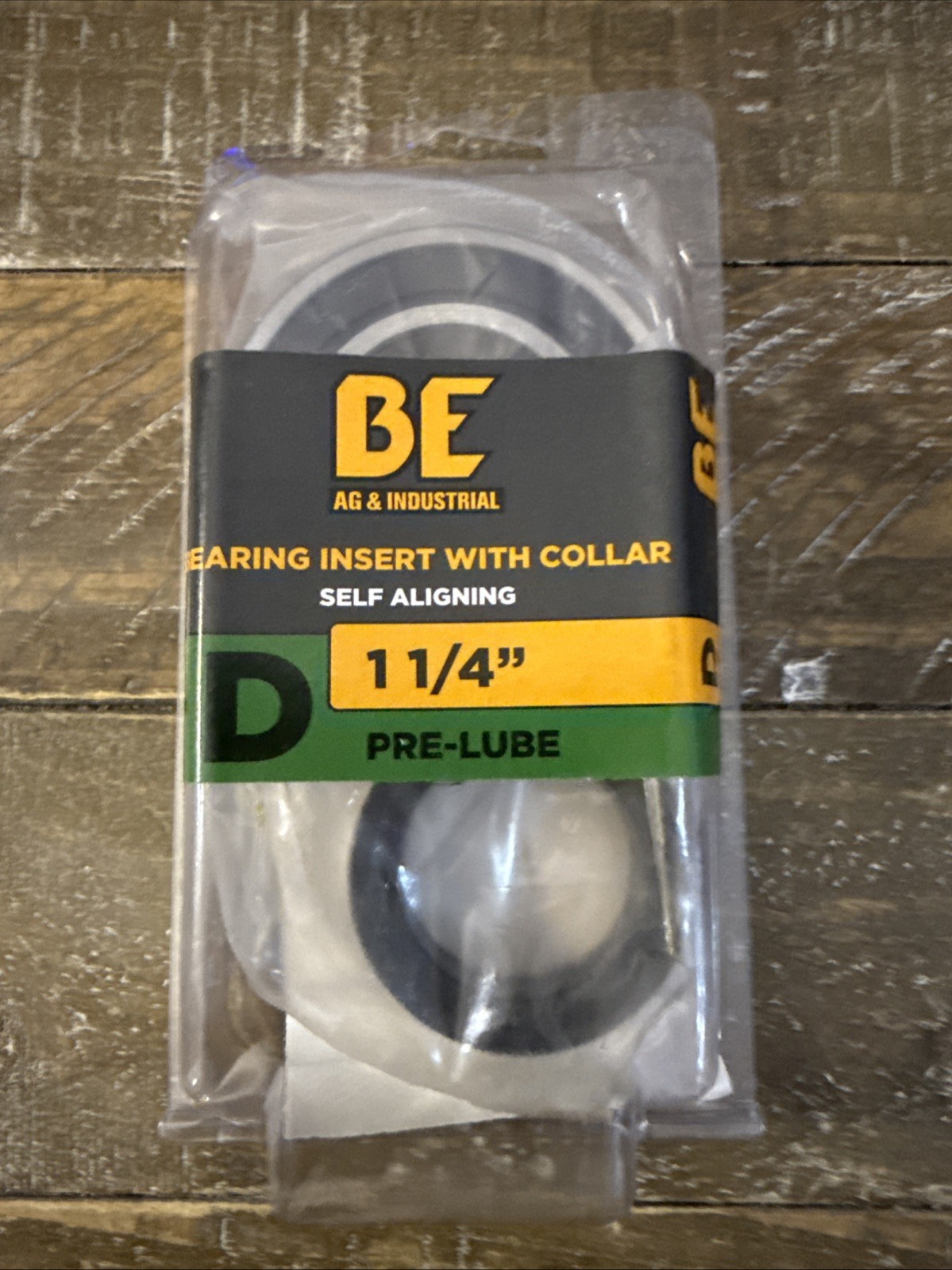 BE Co Bearing Insert With Collar 1-1/4” Pre Lube
