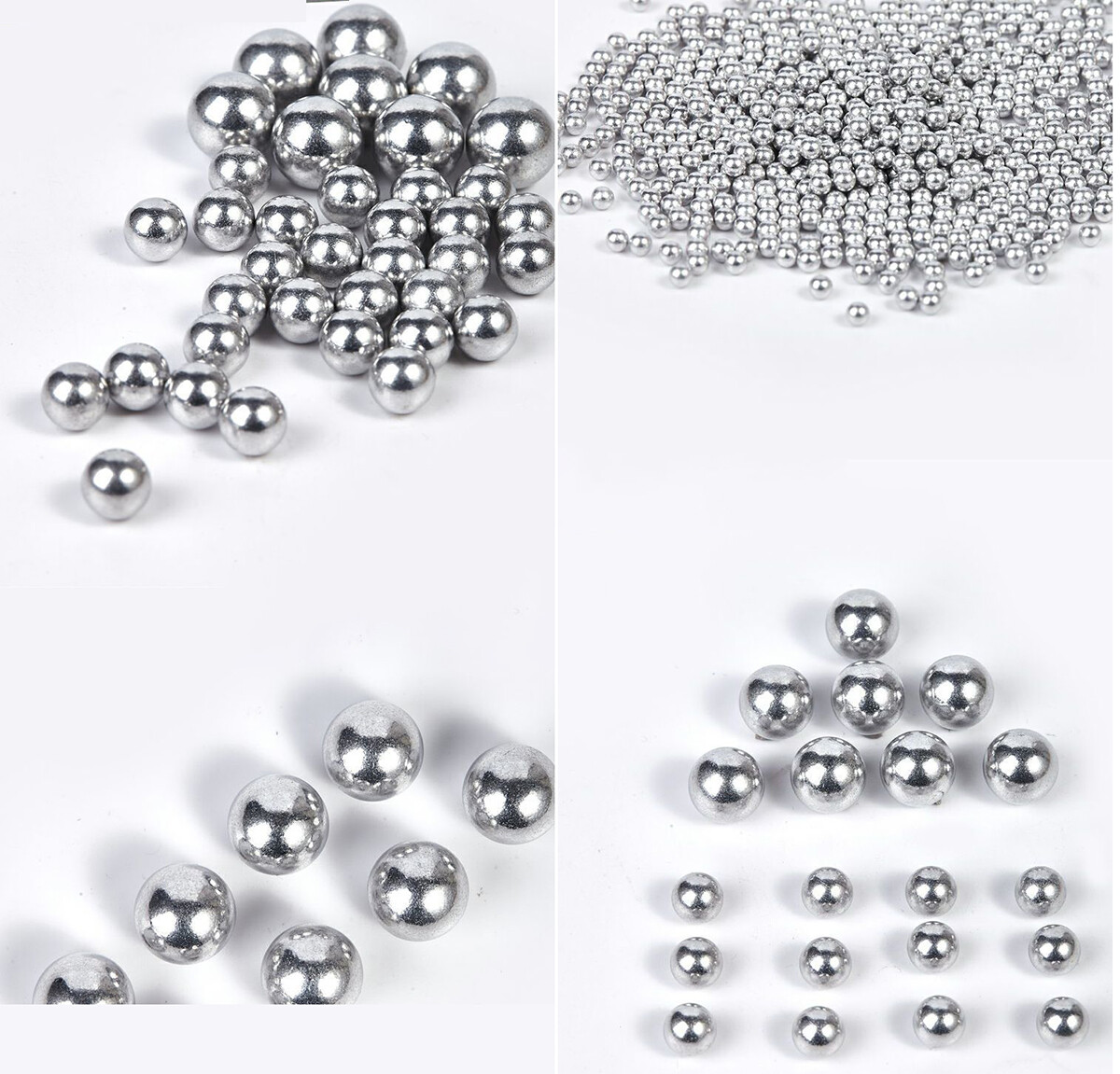 Aluminum Beads – 0.5mm to 12mm Diameter, 1070 Grade, Solid Aluminum Ball Bearing