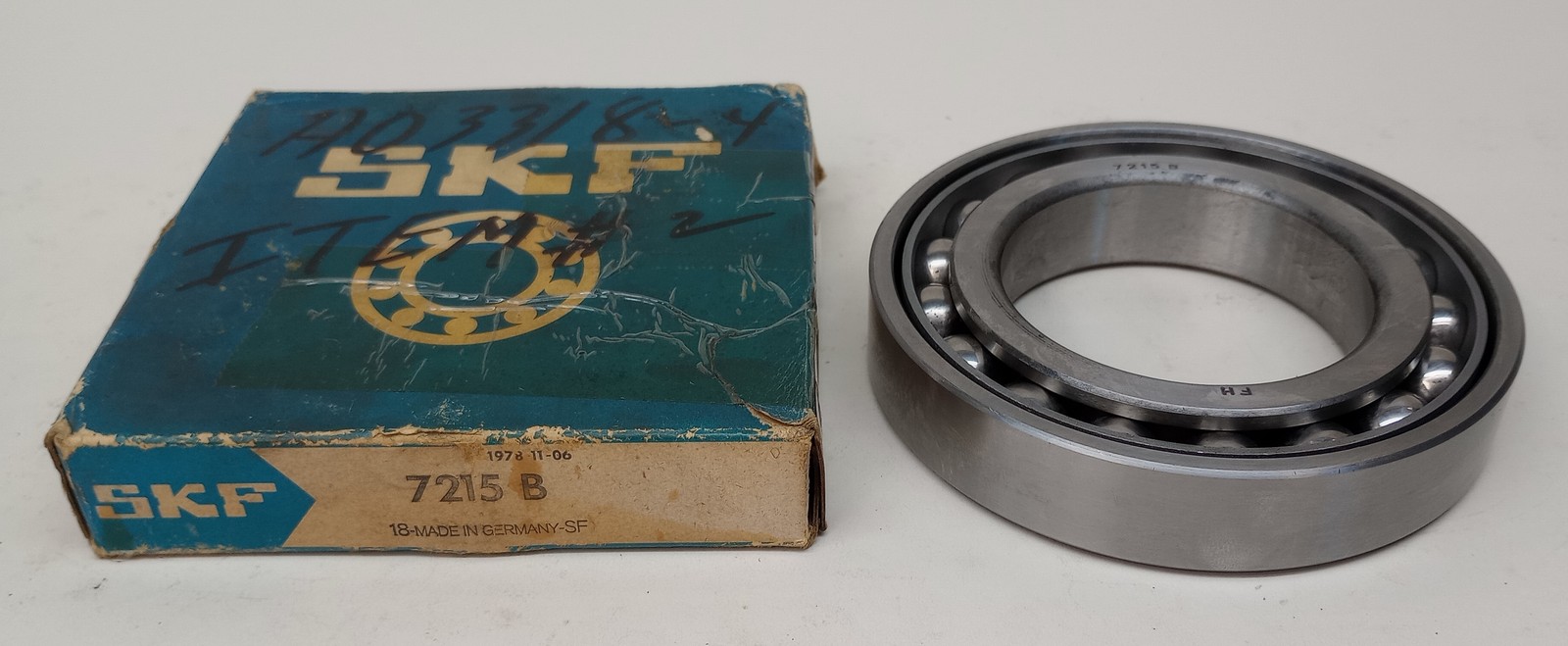 SKF 7215 B Angular Contact Ball Bearing 75mm ID X 130mm OD X 25mm W 7215B