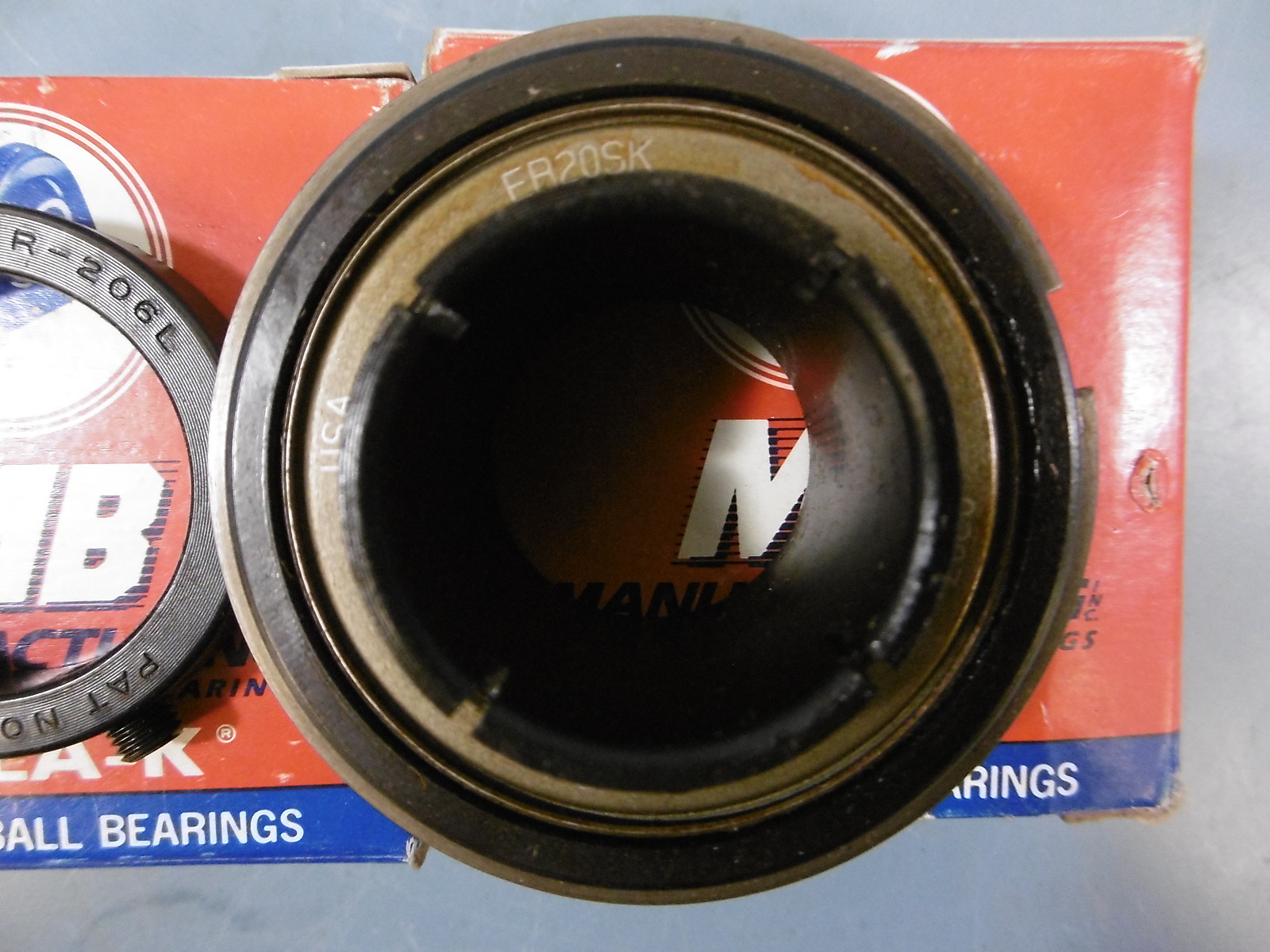 NIB Lot of 2 MB NYLA-K ER20SK 1-1/4″ Bearing & XER-206L Collar