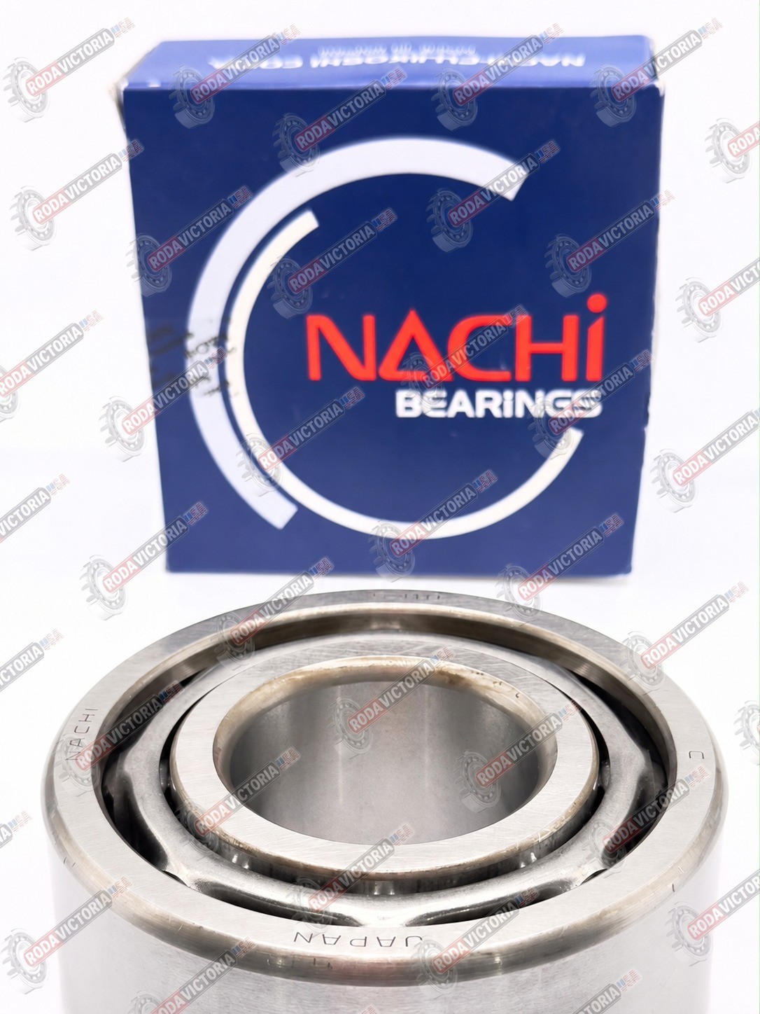 Nachi 5310 Angular Contact Ball Bearing, Open, No Seals 3310 50x110x44.4 mm