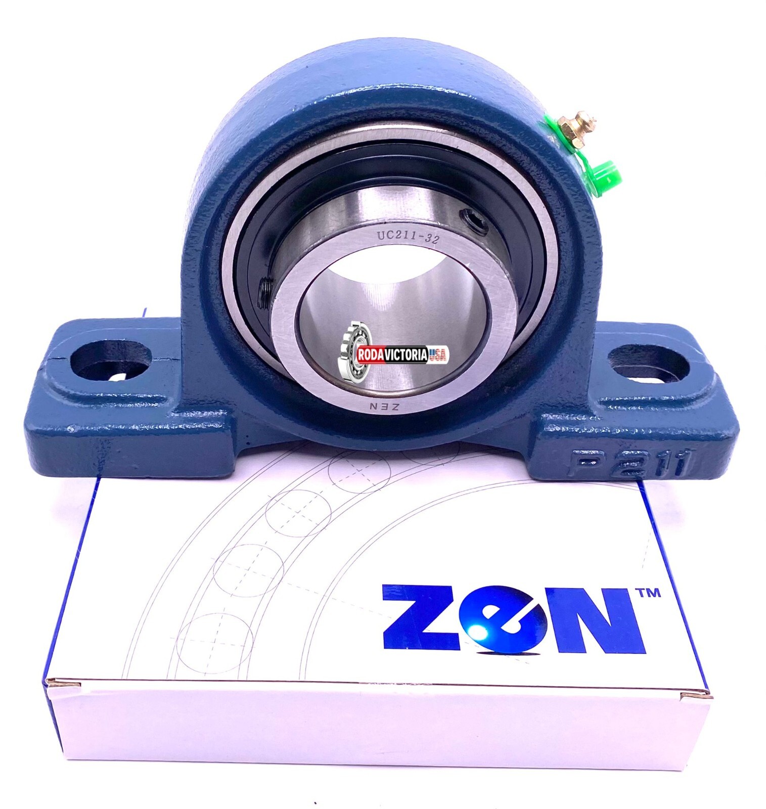 ZEN UCP211-32 Pillow Block Bearing SYJ2 TF UC211-32+P211 2″ Bore