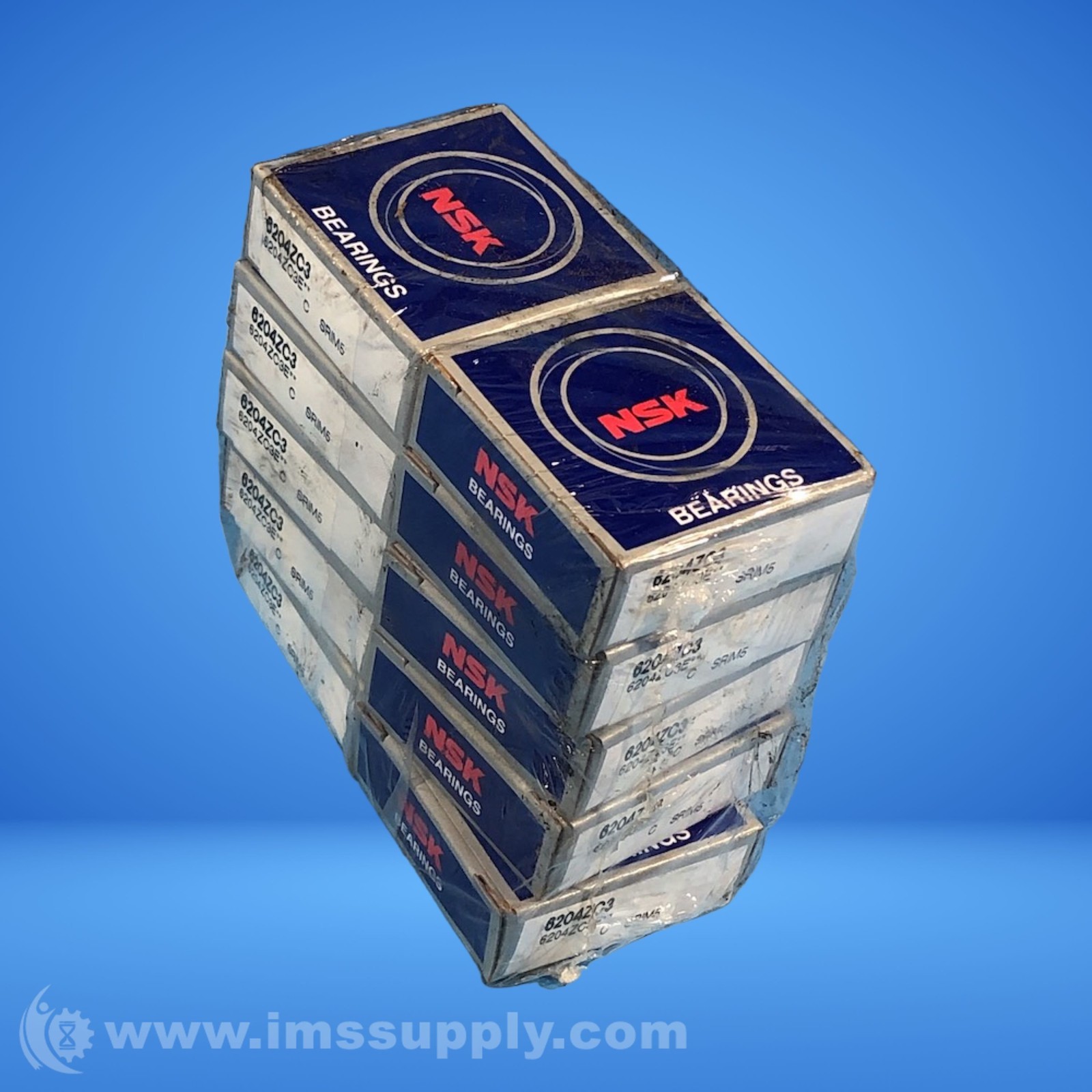 NSK 6204ZC3 Pack of 10 Deep Groove Radial Ball Bearings FNFP