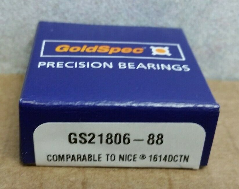 GoldSpec GS21806-88 Precision Bearing – Lot of 3