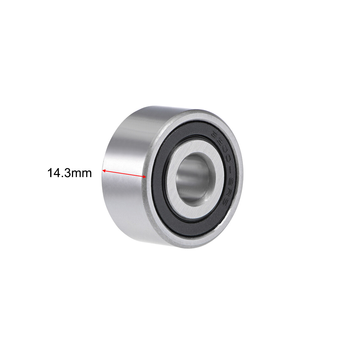 2pcs 3200-2RS Angular Contact Ball Bearing Sealed Bearing 5200-2RS
