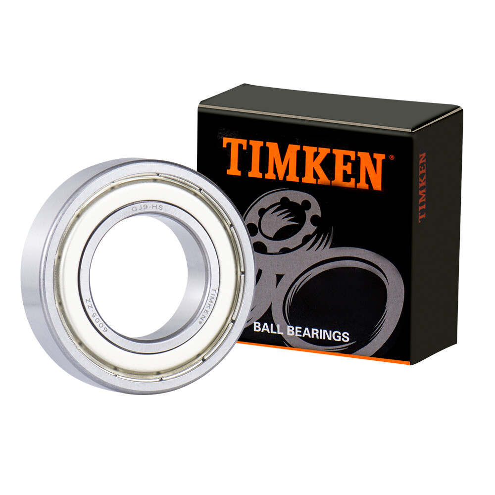 (2 PACK) TIMKEN 6005-ZZ 6005-2Z 25X47X12MM Double Metal Seal Ball Bearings
