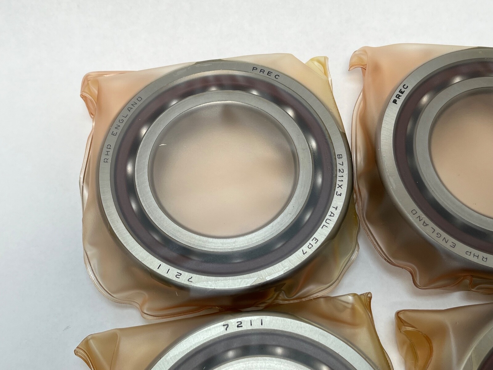 RHP 7211ETQULP4 Bearing 55x100x21mm 7211-E-T-QUL-P4 B7211X3TA4ULEP7 England 4Pcs