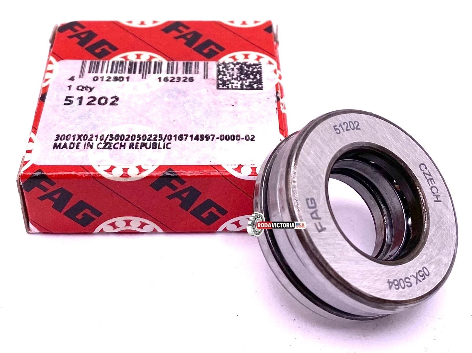 FAG 51202 Axial Deep Groove Ball Bearing 15x32x12 mm