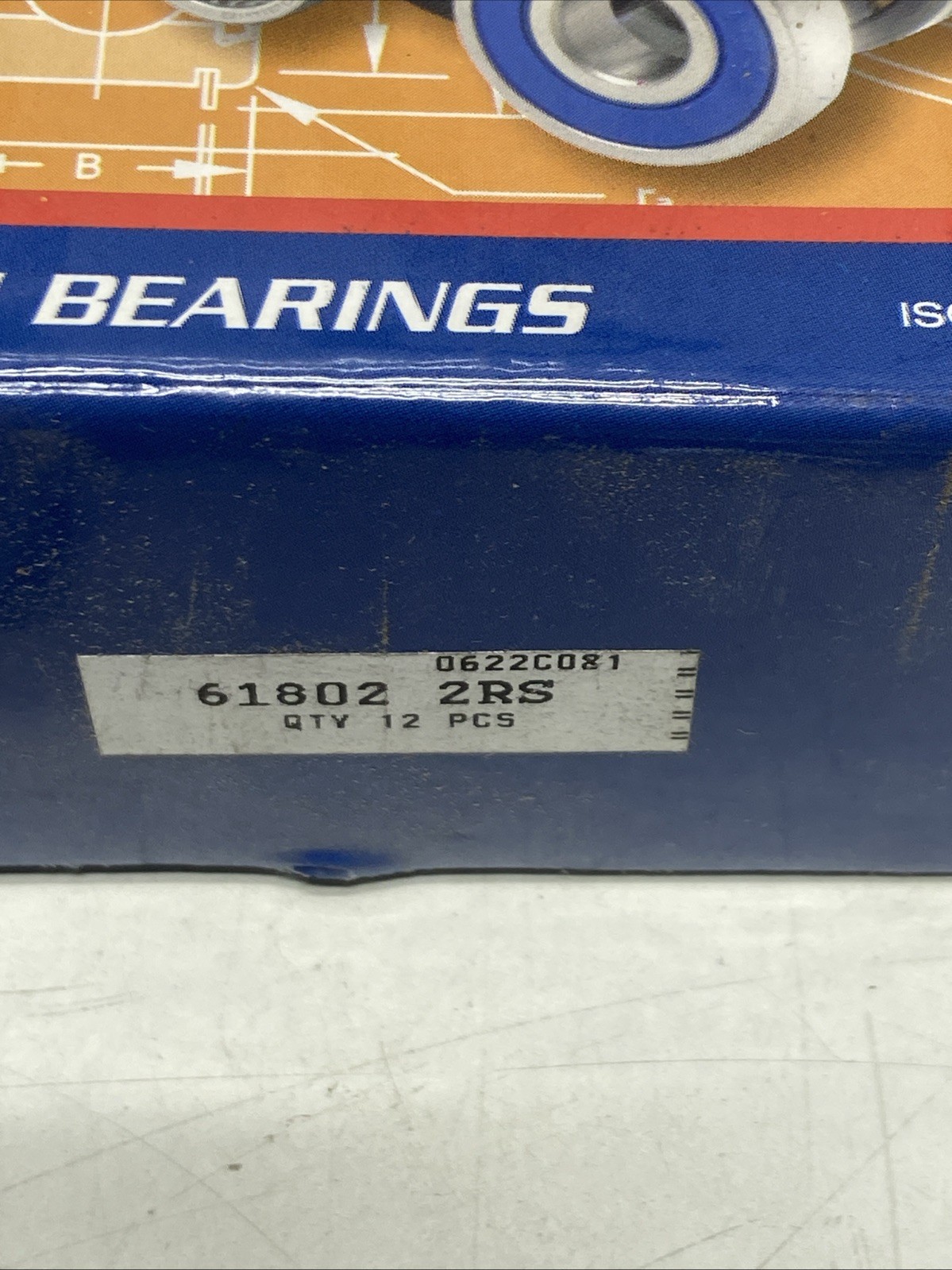 (Qty.12) 6802-2RS, 61802-2RS Ball Bearing 15x24x5mm 6802 2RS Rubber Sealed