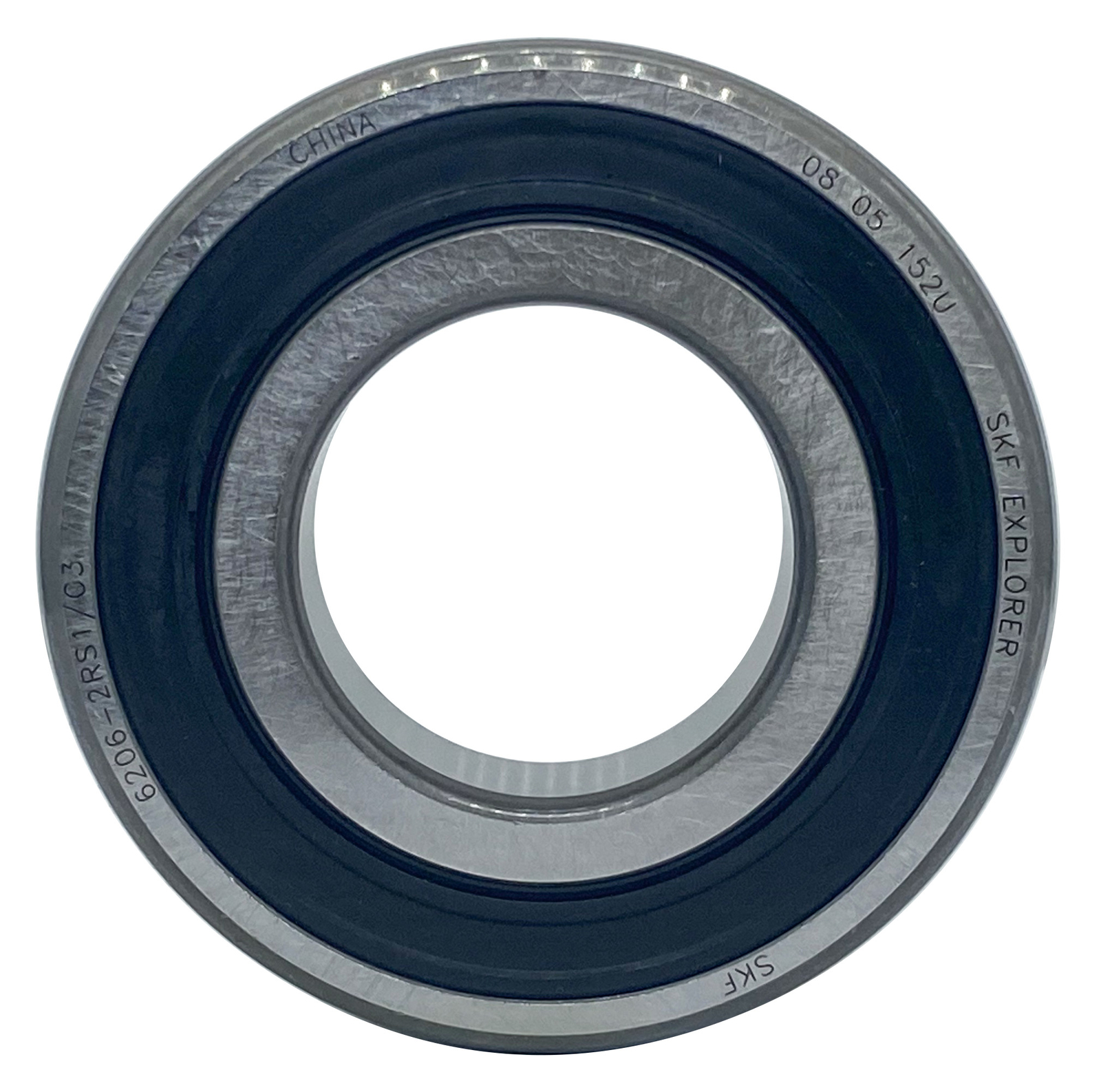 2PACK SKF 6206-2RS1/C3 30X62X16MM C3 Clearance Double Rubber Sealed Bearings