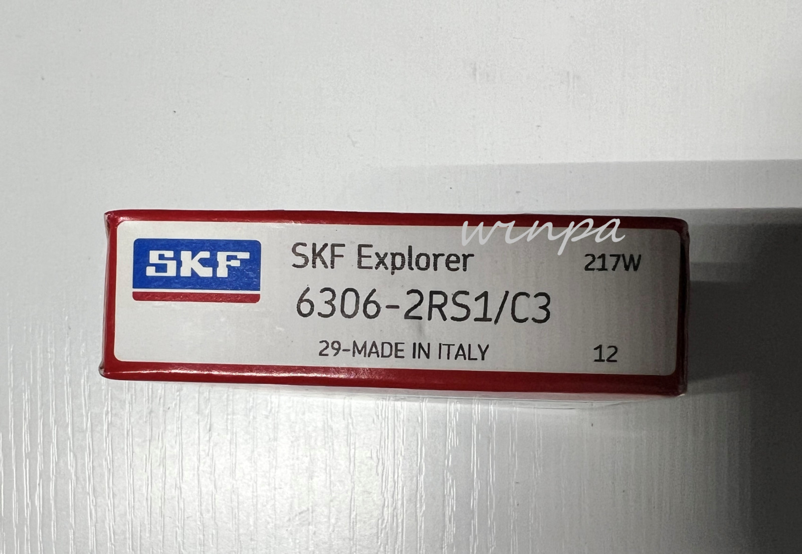 6306-2RS C3 SKF Double Rubber Seal Ball Bearing 30x72x19mm NEW