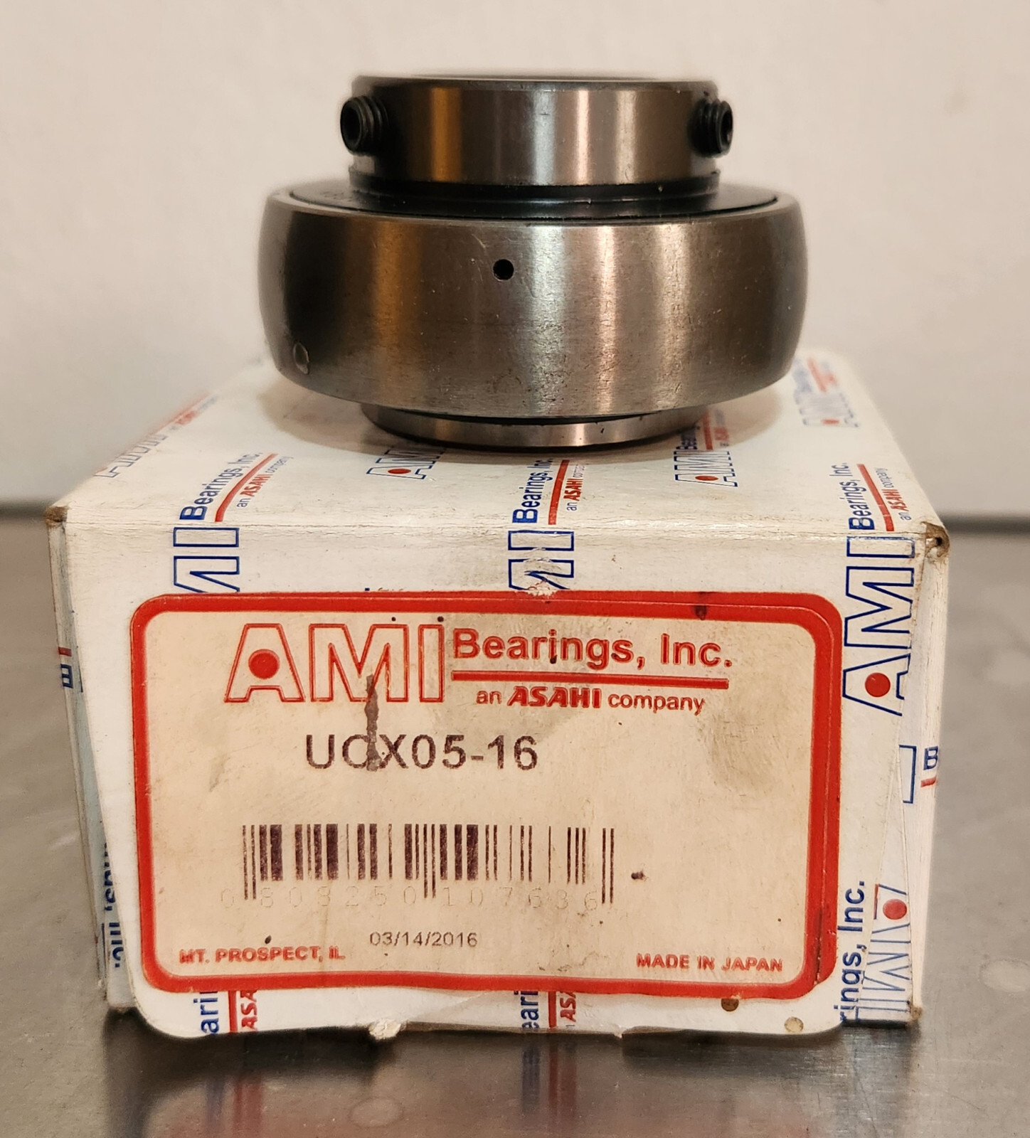 AMI / Asahi Insert Bearing UCX05-16 (NEW)