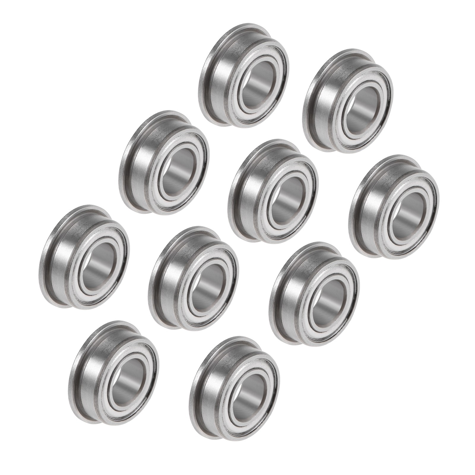 2Pcs FR188-2RS Flange Ball Bearing – [1/4″x1/2″x3/16″], for Industrial Equipment