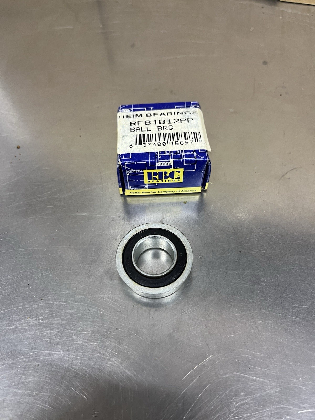 Heim RBC Flanged Bearing 1.375” OD O.75” ID 0.5” Total Width New Made In USA
