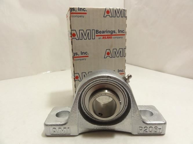 204449 New In Box; AMI MUCP206-19NP Pillowblock Bearing; 1-3/16″ID; 2-Bolt