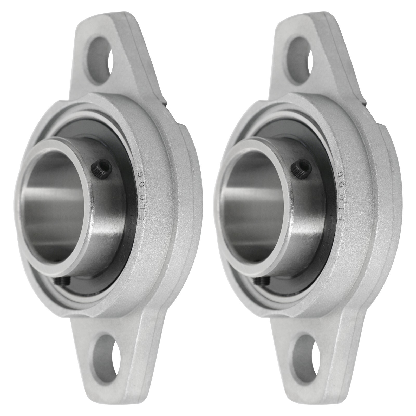 2pc KFL004-KFL006 Pillow Block Bearing Flange Block Bearing 20-30 mm Bore Dia