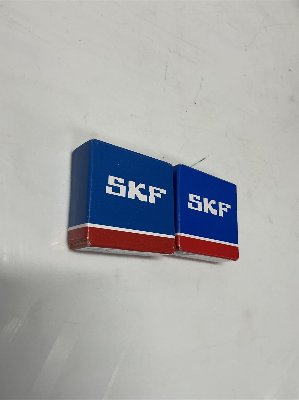 Lot Of 2 SKF 6201 2RSJEM Radial Deep Groove Ball Bearings. X-075