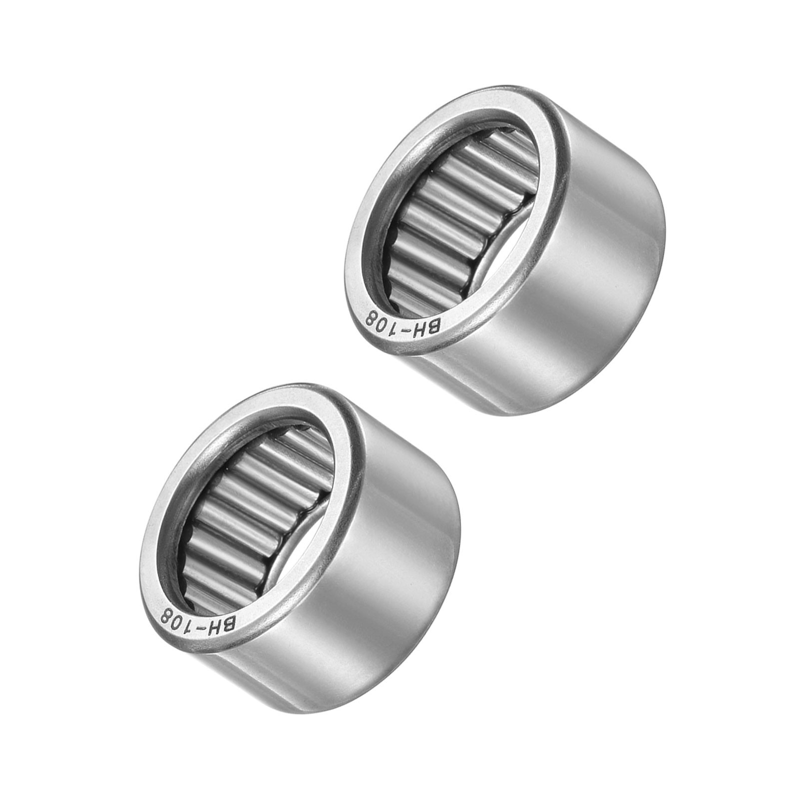 2pcs BH108 Needle Roller Bearings [5/8 Inch x 7/8 Inch x 1/2 Inch] Chrome Steel
