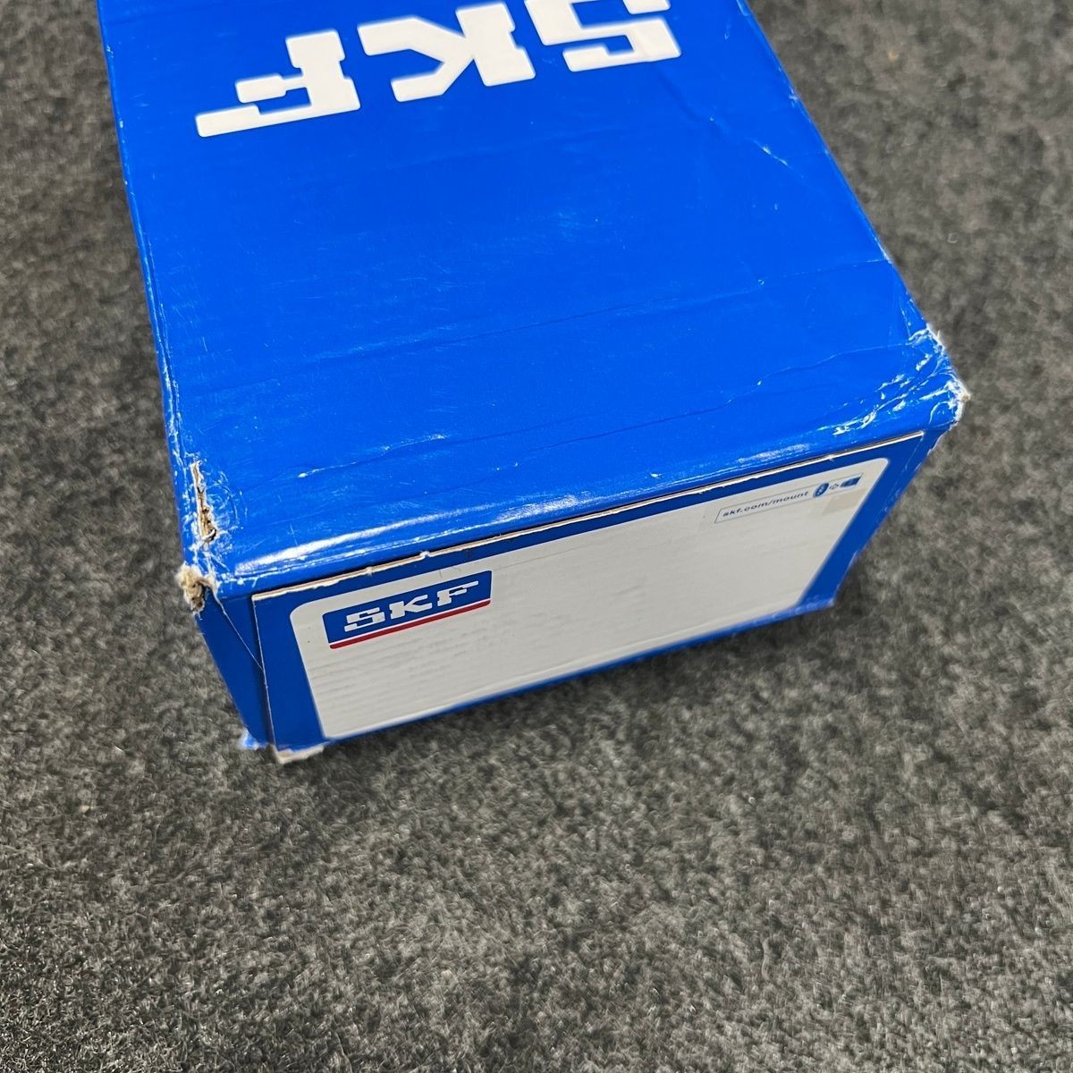 SKF Pillow Block Ball Bearing, 2-Bolt Base, 1-1/2 in Bore, Cast Iron, P2B108-TF