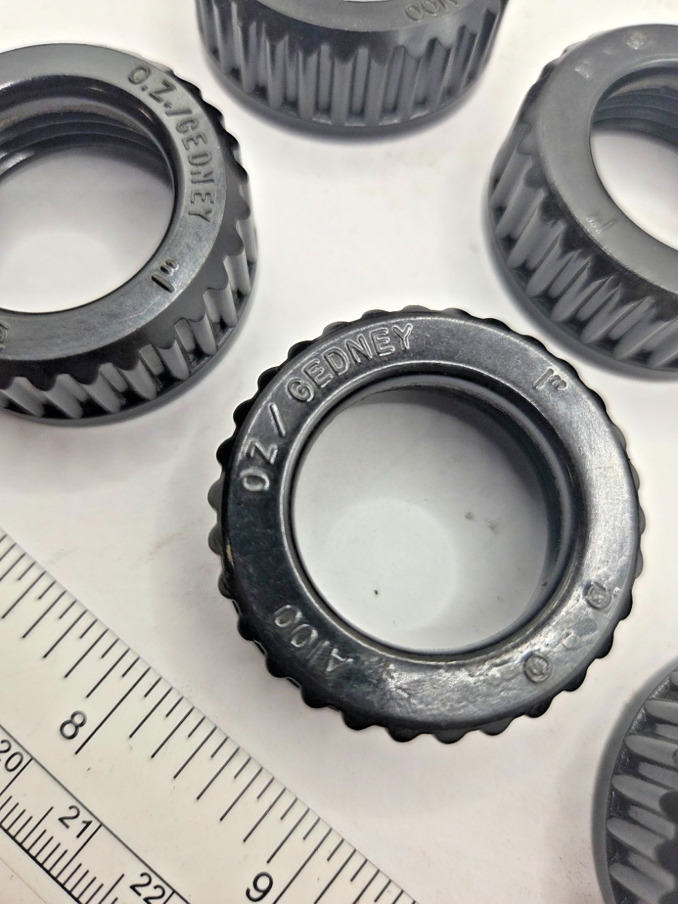 LOT OF 6 OZ/GEDNEY A100-OZG A-100 PHENOLIC BUSHING 1″, 0036I