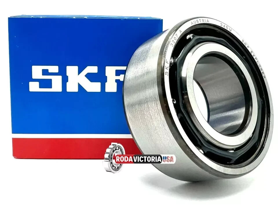SKF 3207 A Angular Contact Ball Bearing, Open, NO SEALS 5207 A 35x72x27 mm