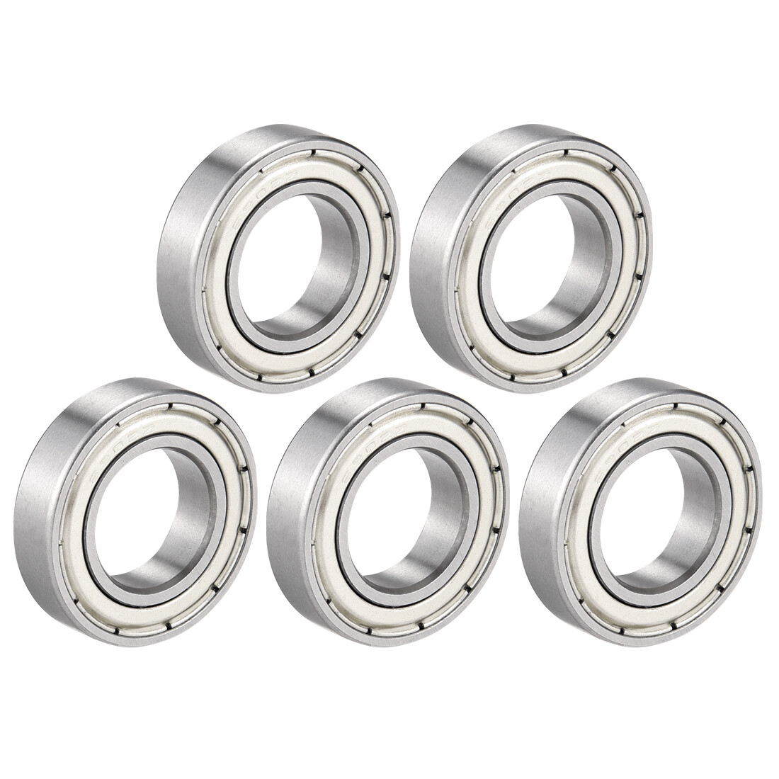 5pcs Deep Groove Ball Bearing 6902Z Single Shield 15 x 28 x 7mm Chrome Steel
