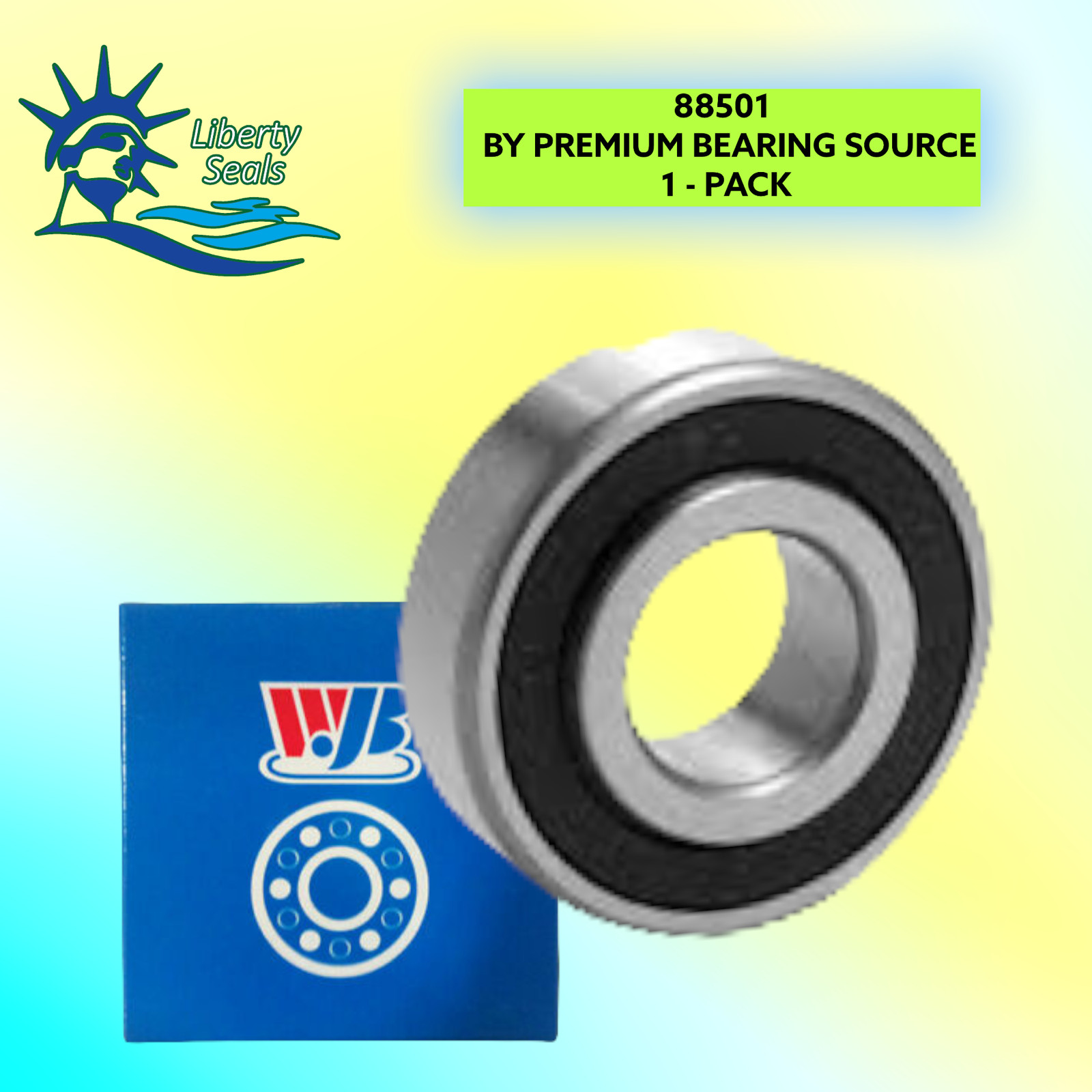 88501 WJB Radial Ball Bearing W2 Felt Seals By Premium Bearing Source