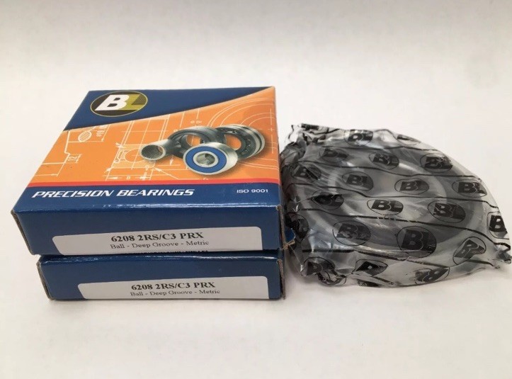 BL 62082RSC3 Bearing Rubber Seals 40x80x18 mm 6208 2RS C3 6208RS 2 pcs
