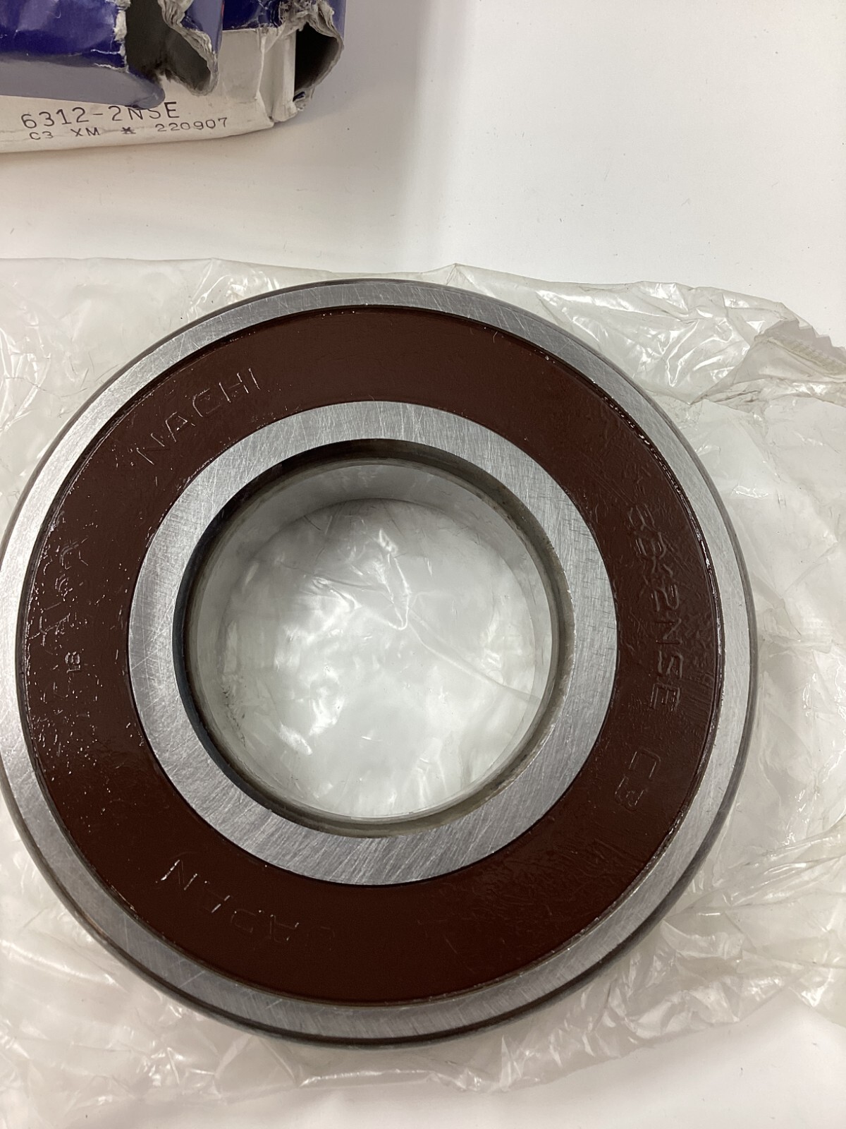 (QTY 2) NACHI Bearings Brand Rubber Ball Bearing 6312-2NSE 60mmX 130mX31mm