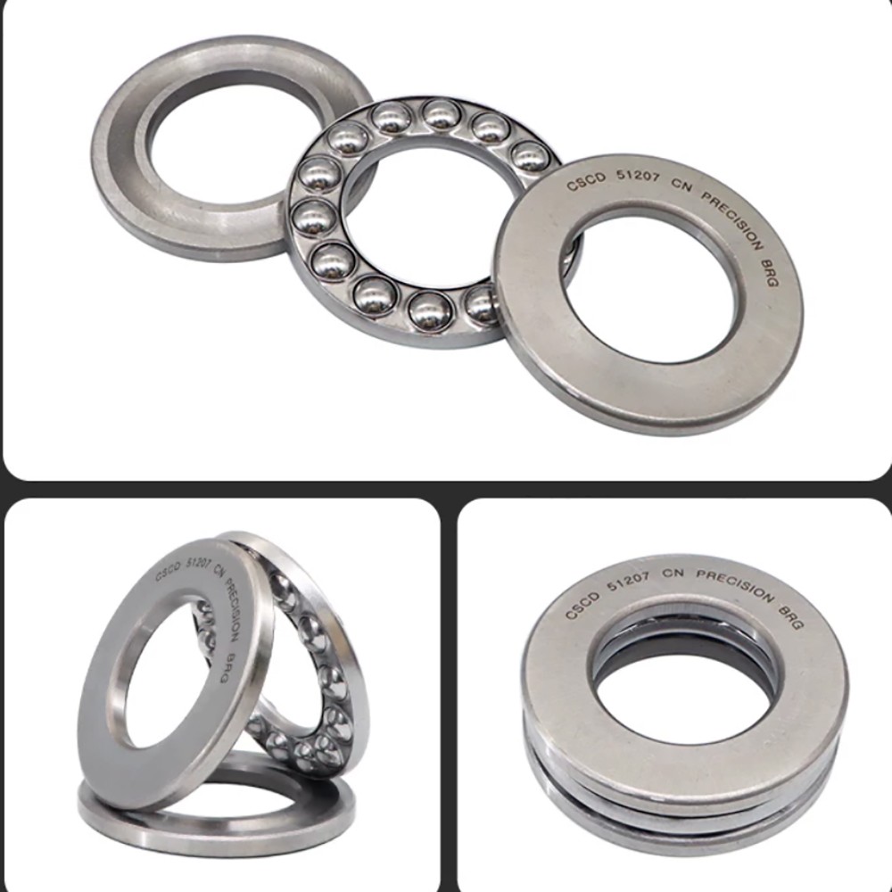 ID2-100mm OD6-150mm 3 Part Thrust Ball Bearing Pressure Bearing