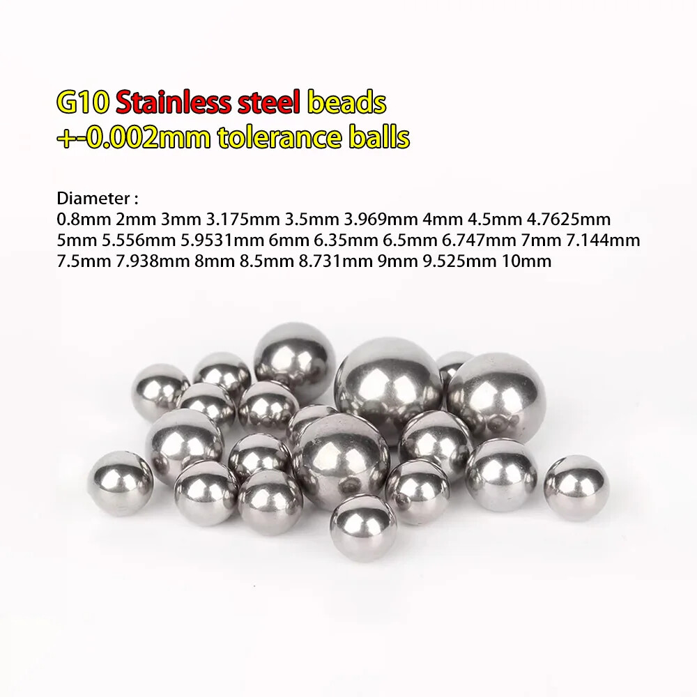 7mm 7.144mm 7.5mm 7.938mm 8mm 8.5mm 8.731mm 9mm 9.525mm 10mm G10 SUS beads balls